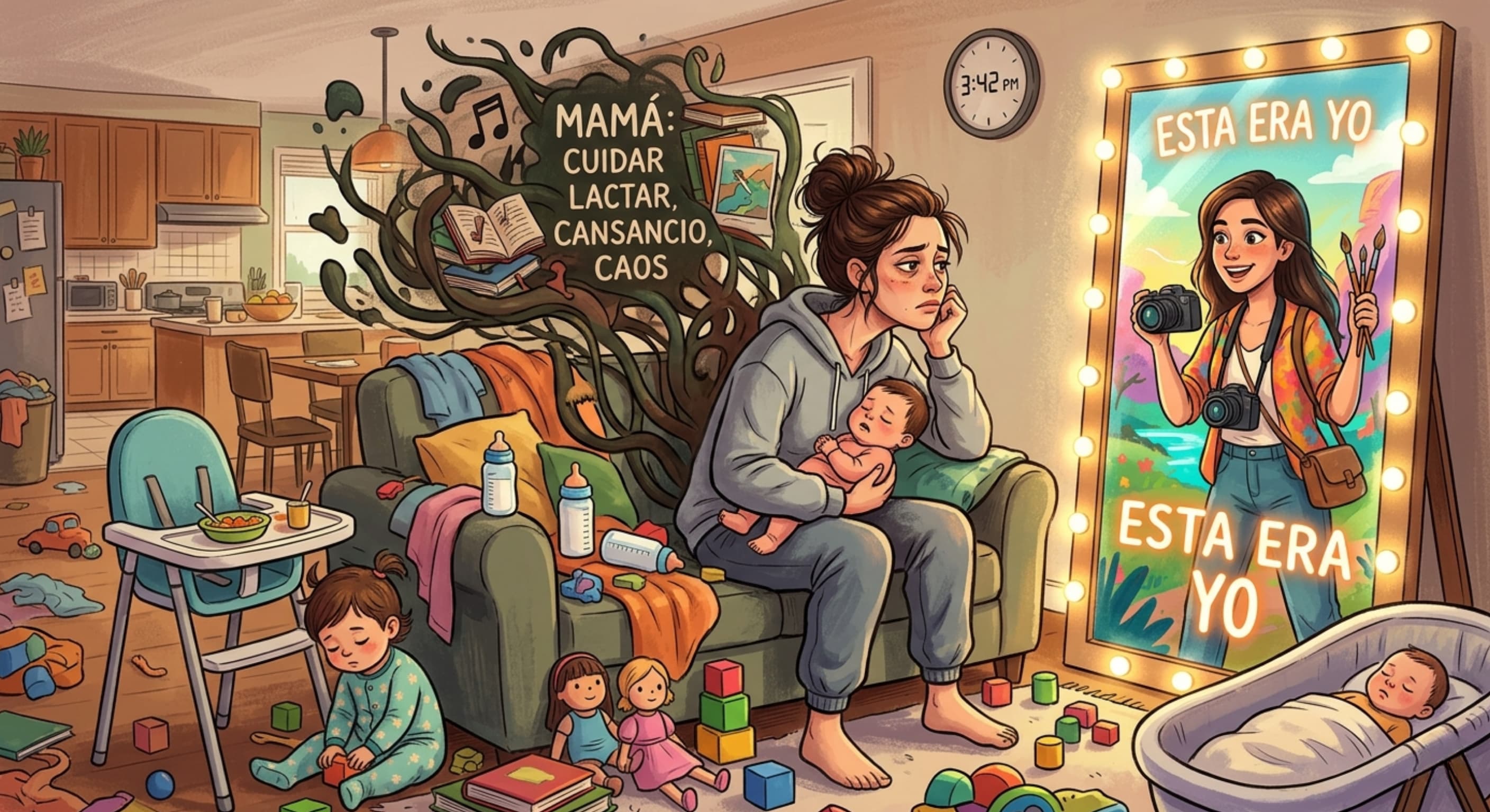 Ser mamá y sentir que perdiste tu identidad
