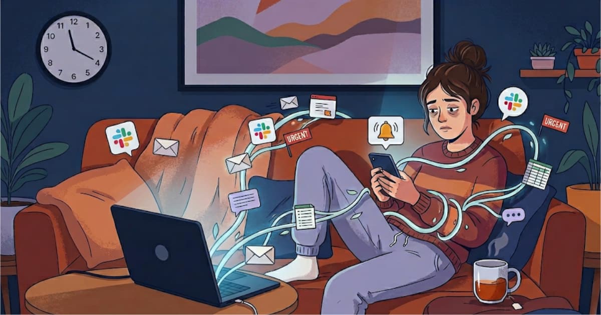 Dificultad para desconectarme: Falta de límites laborales